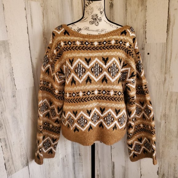 NWT SAM EDELMAN DIXIE FAIR ISLE BENTON SWEATER - Picture 2 of 9